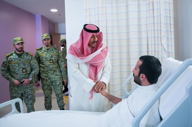 نائب رئيس الحرس الوطني يزور «مصابي الواجب»: عكستم روح المسؤولية والانتماء