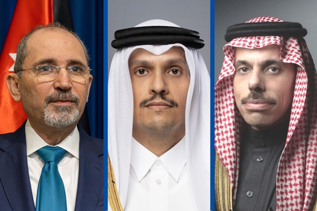 رئيس الوزراء القطري بحث مع نظيريه السعودي والاردني مستجدات المنطقة