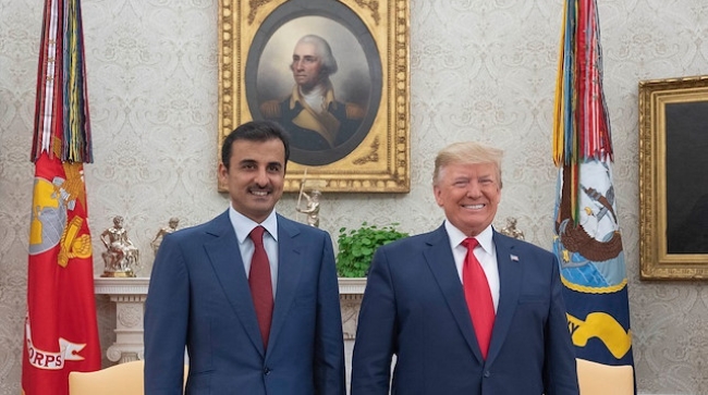 أمير قطر وترامب يبحثان خفض التصعيد وضمان استقرار أسواق الطاقة 
