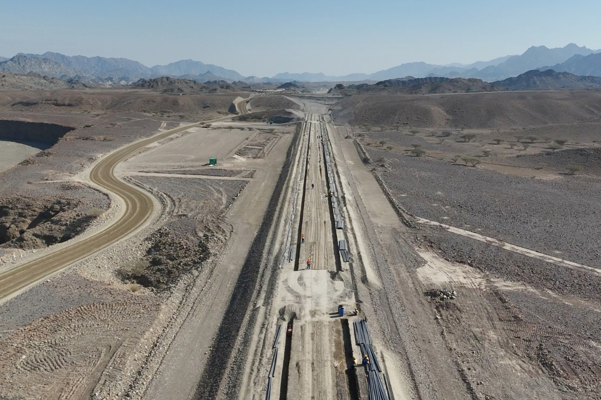 إنجاز 40% من مشروع ربط سكك الحديد بين عُمان والإمارات 