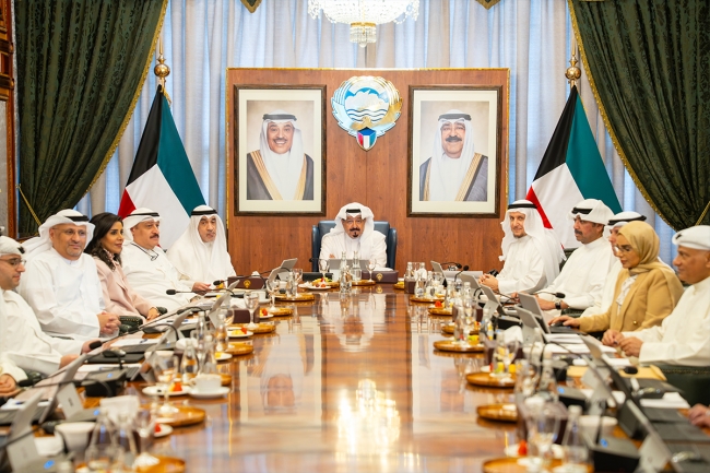 مجلس الوزراء يعقد اجتماعاً برئاسة العبدالله 