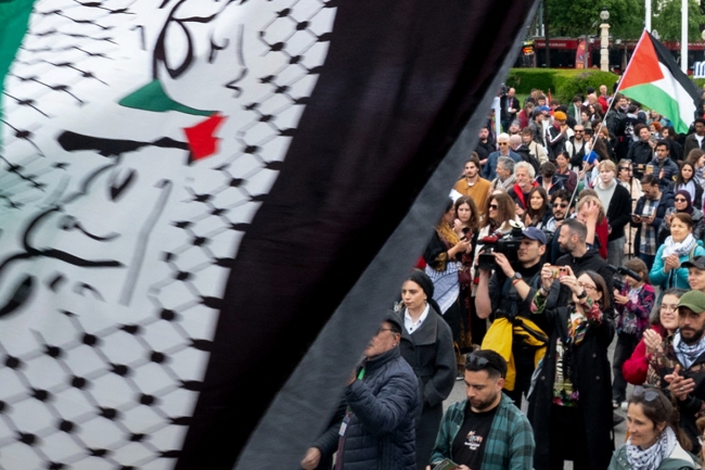 احتجاجات مؤيدة لفلسطين واستنفار أمني قبل نهائي «يوروفيجن» في فيينا 