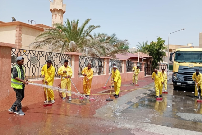 بلدية الكويت جاهزة لاستقبال عيد الأضحى. 1170 عامل نظافة و530 حاوية في المحافظات 
