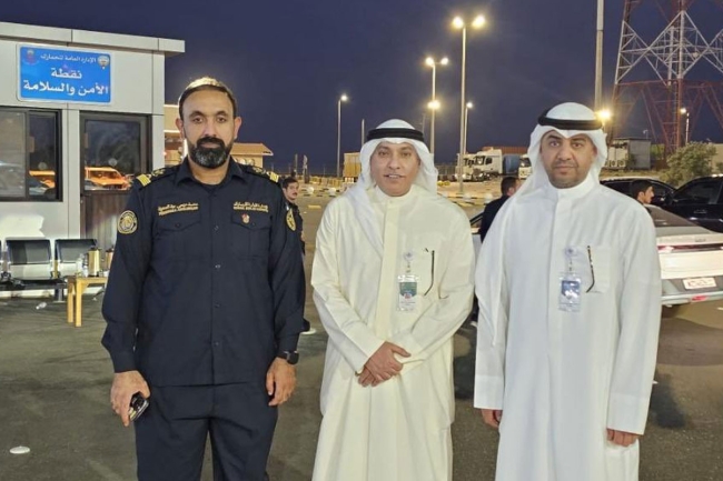 رئيس الإدارة العامة للجمارك ونائب رئيس الإدارة لشؤون المنافذ يتفقدان منفذ النويصيب استعداداً لاستقبال حملات الحجاج