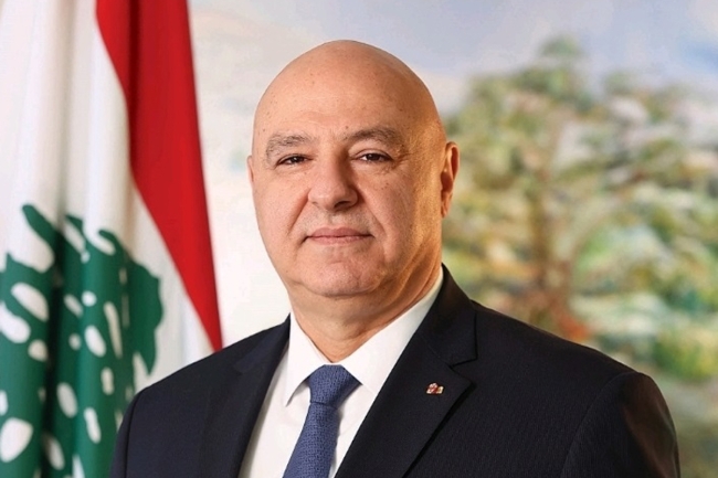 الرئيس اللبناني: القوة ليست في خوض الحرب بل بالتمتع بالشجاعة والحكمة لإنهائها بالتفاوض الرئيس اللبناني: القوة ليست في خوض الحرب بل بالتمتع بالشجاعة والحكمة لإنهائها بالتفاوض