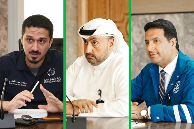 «نفط الكويت» تقود جهود تنفيذ مشروع الربط السككي «القطار السريع الكويت الرياض». عقدت اجتماعاً تنسيقياً مع «الأشغال» لبدء خطوات التنفيذ ومعالجة التحديات الفنية والميدانية 