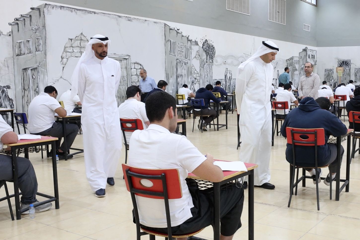 الرشيد والحمد تفقدا الامتحانات 