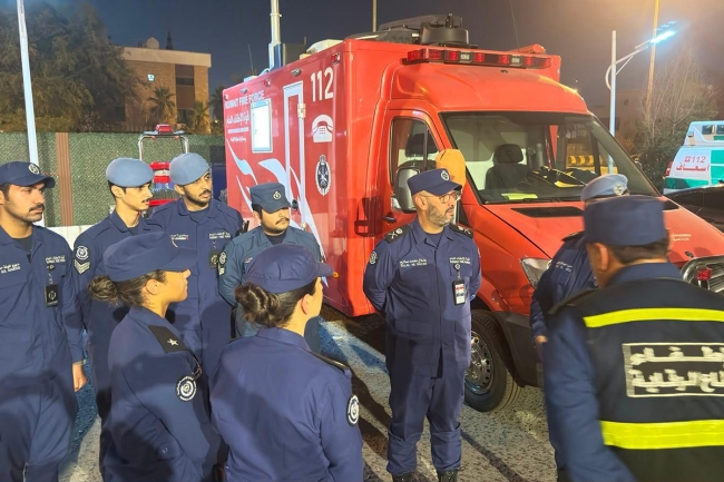 الرومي تفقد نقاط «الإطفاء» المكلفة بتأمين الحسينيات. تأكد من جاهزية الفرق الميدانية وتطبيق اشتراطات السلامة والوقاية من الحريق 