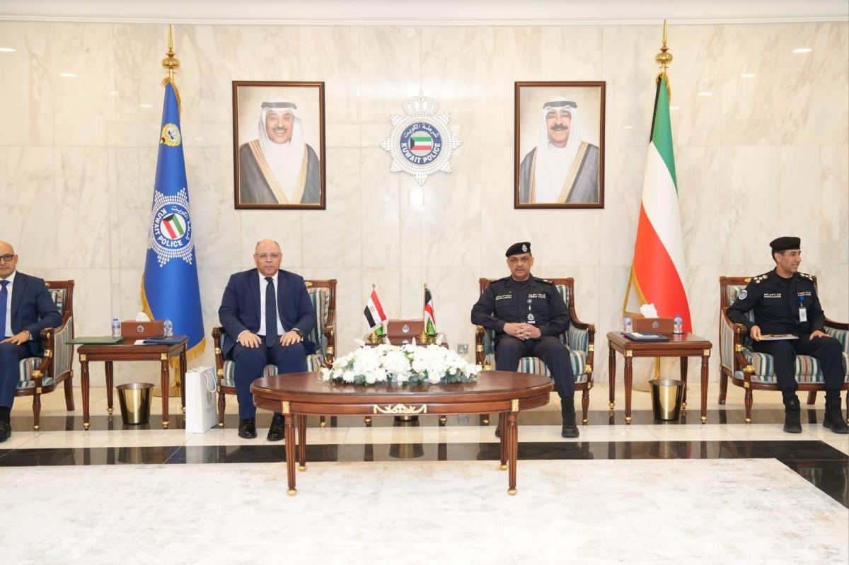 وكيل وزارة الداخلية استقبل السفير المصري 