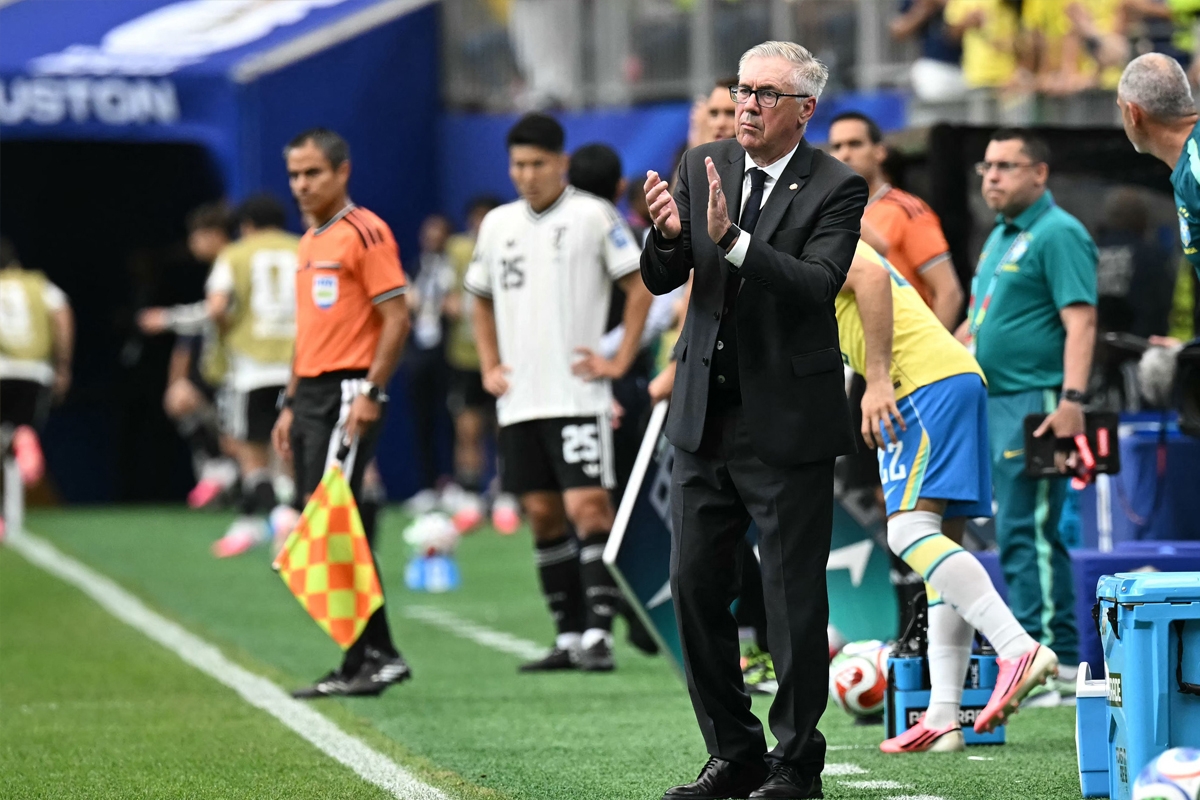 مدرب المنتخب البرازيلي  كارلو أنشيلوتي