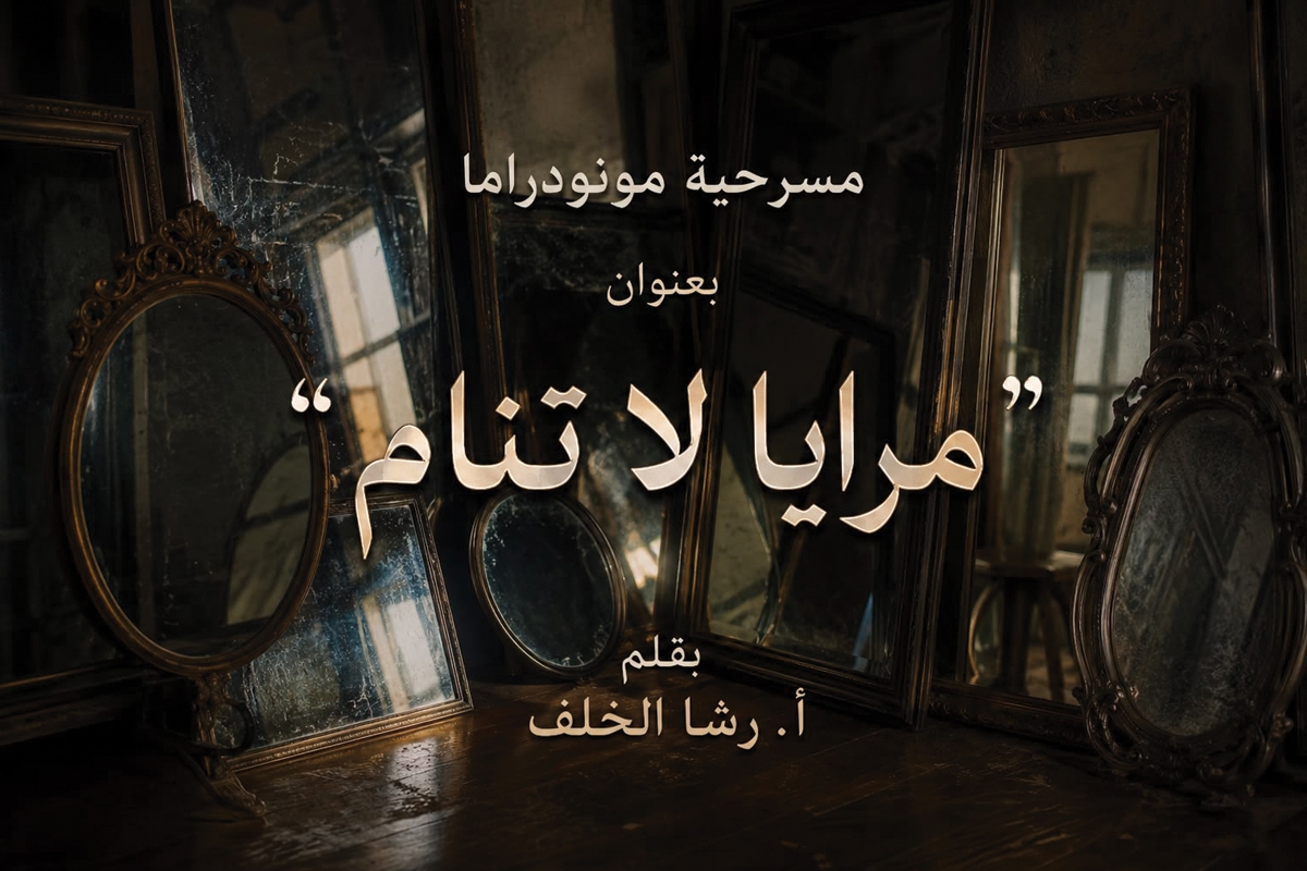 غلاف «مرايا لا تنام»
