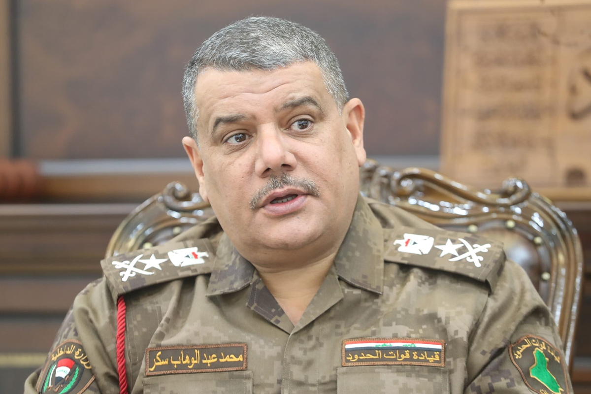 قائد عسكري عراقي: الوضع آمن وطبيعي على الحدود مع سوريا