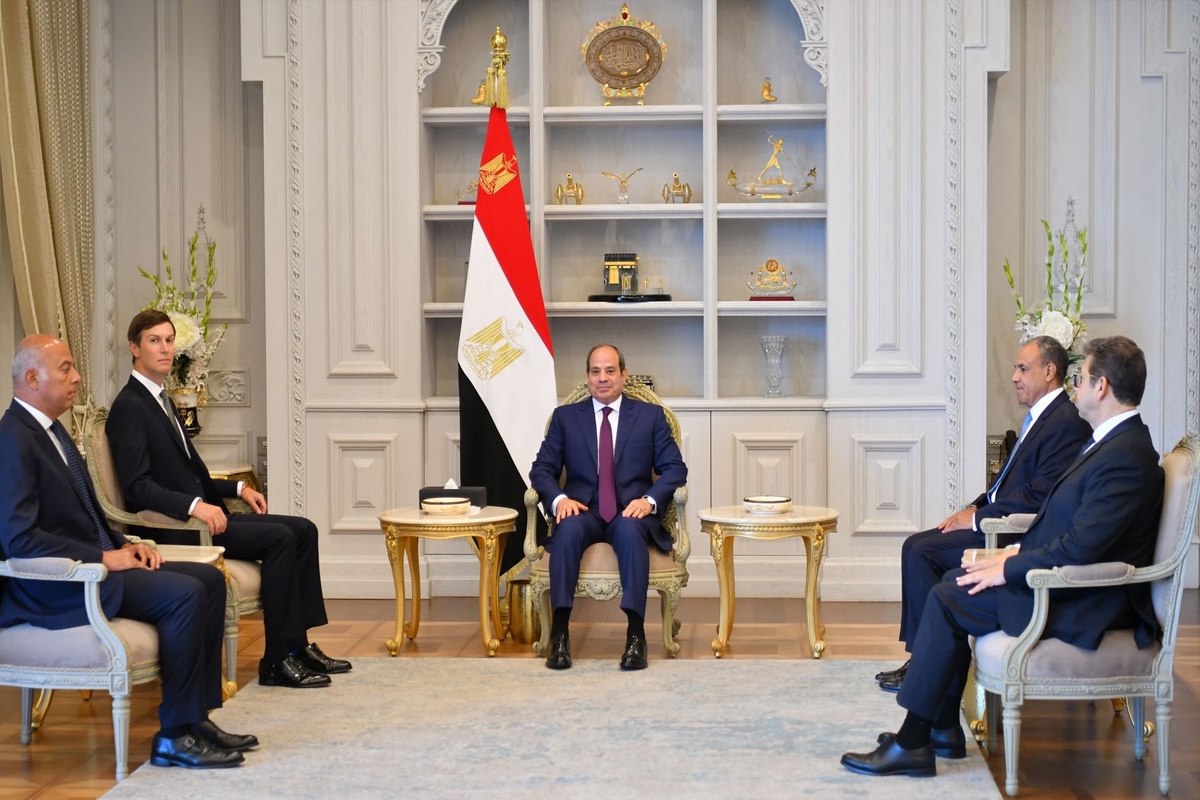 الرئيس المصري مستقبلا كوشنر: دعم الأمن والاستقرار إقليمياً ودولياً
