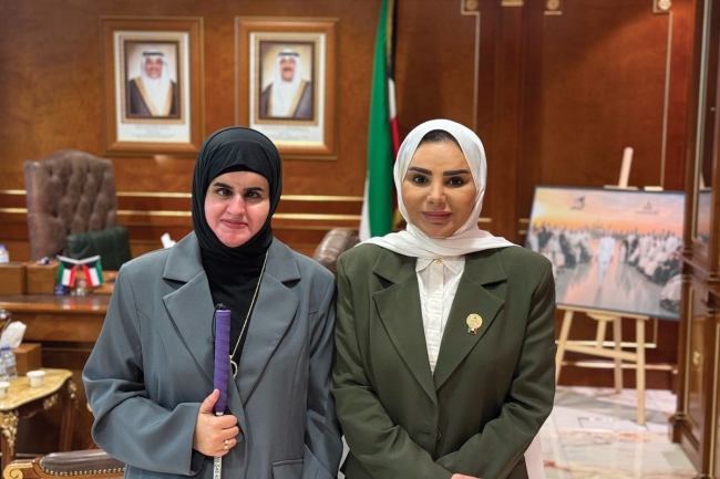 الحويلة: عضوية العازمي في الاتحاد العالمي للمكفوفين... إنجاز