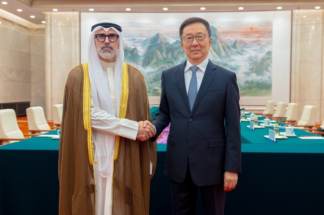 وزير الخارجية يبحث ونائب رئيس الصين العلاقات «الكويتية -الصينية».. وسبل تطوير وتنمية الشراكة الاستراتيجية