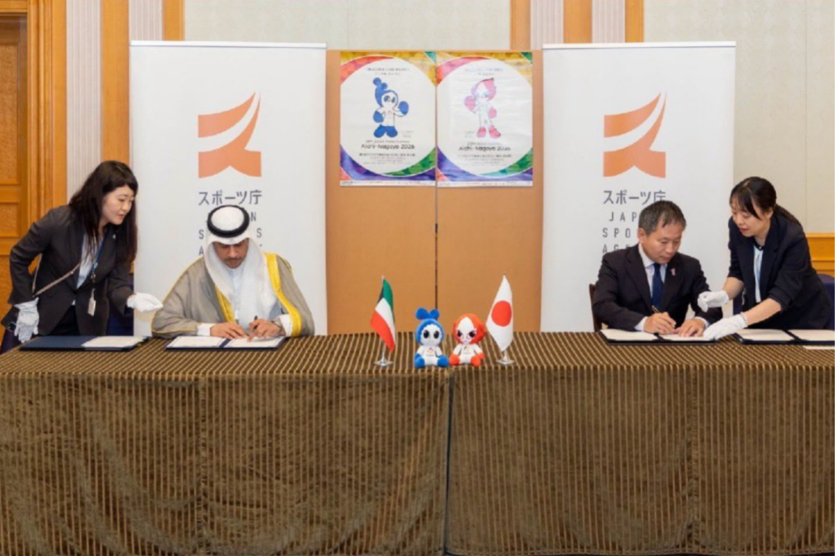 الجلاهمة يوقّع مذكرة تعاون بين هيئة الشباب والرياضة ووكالة الرياضة اليابانية