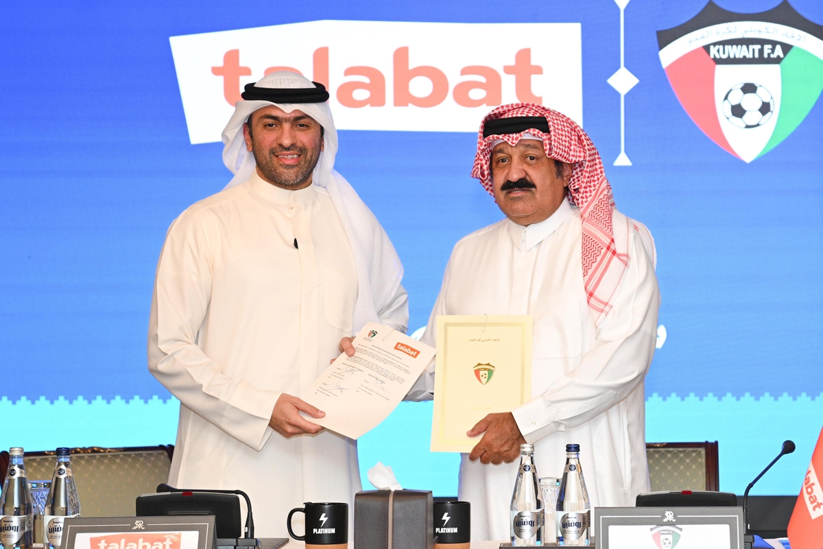 «طلبات» الراعي البلاتيني الرسمي لمنتخب الكويت الوطني لكرة القدم