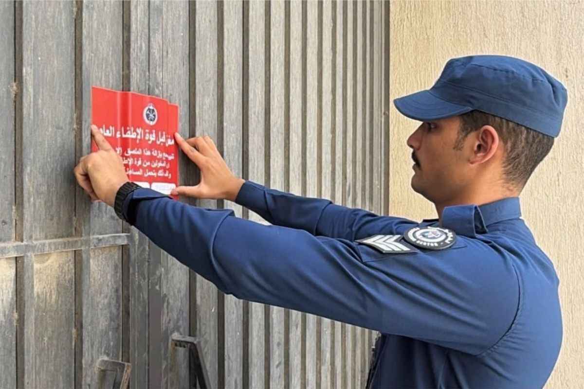 قوّة الإطفاء العام تقوم بحملة تفتيشيّة في محافظة حولي