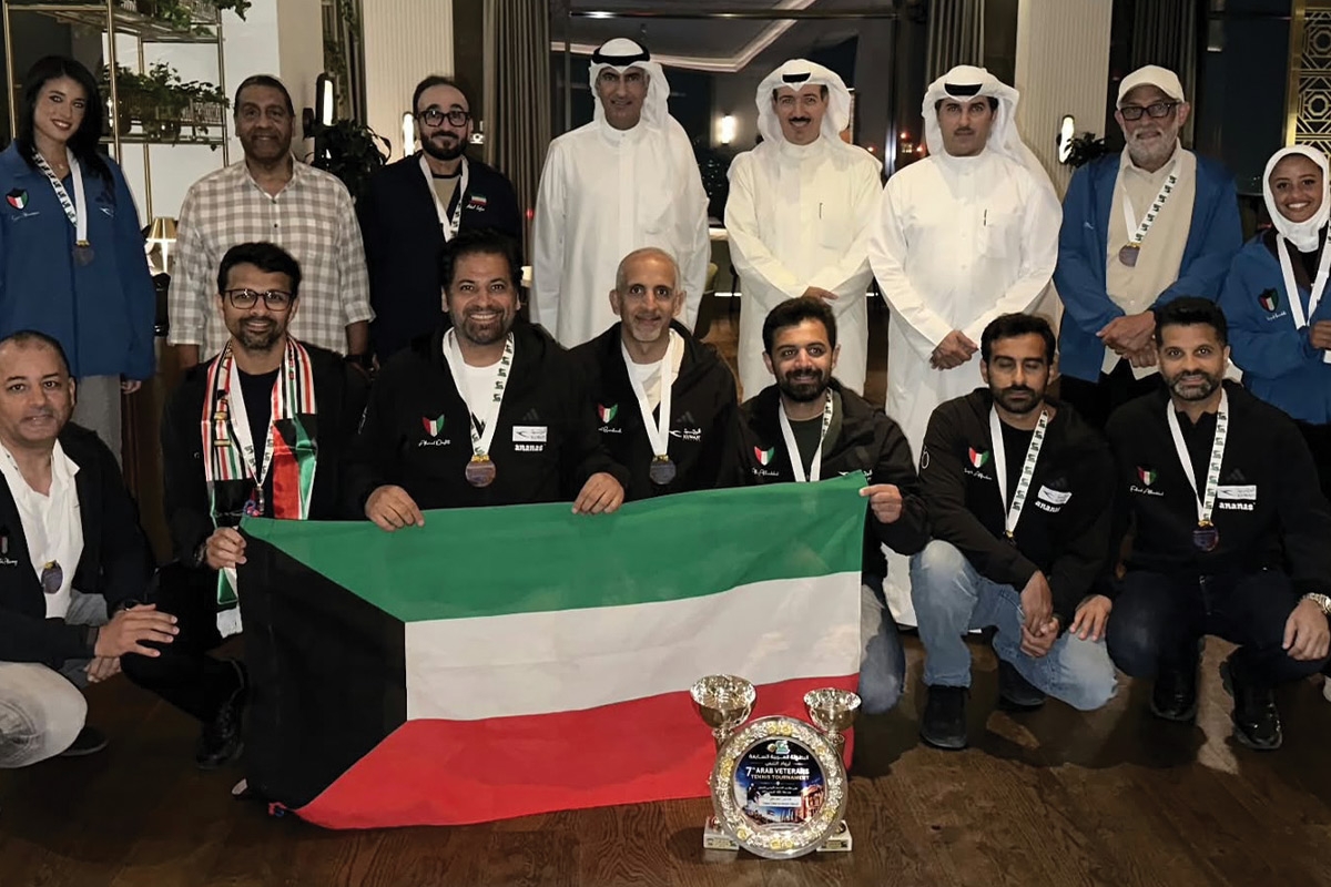 الكويت تحصد 4 ميداليات في «عربية» رواد التنس بالأردن