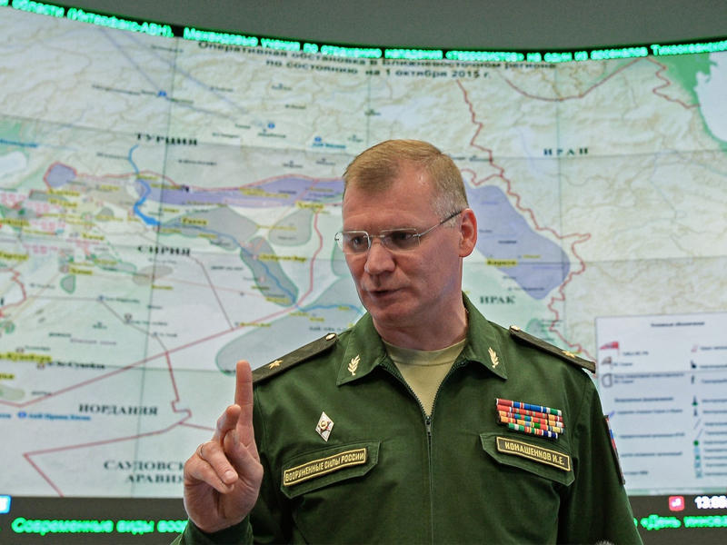 المتحدث باسم وزارة الدفاع ايغور كوناشنكوف