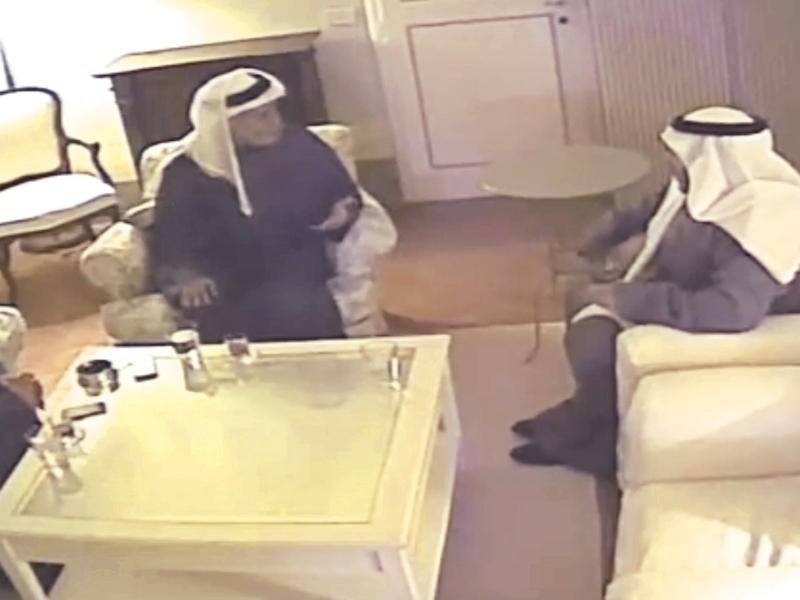 صورة من المقطع الذي أكدت المحكمة اصطناعه ومسؤولية المتهمين عنه