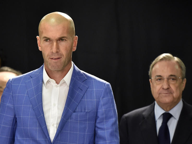 زين الدين زيدان وفلورنتينو بيريز