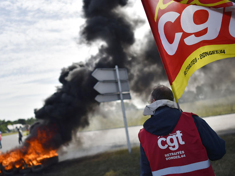 الاضرابات في فرنسا