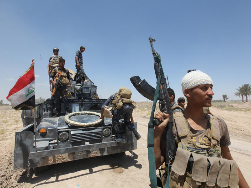 القوات العراقية على مشارف الفلوجة