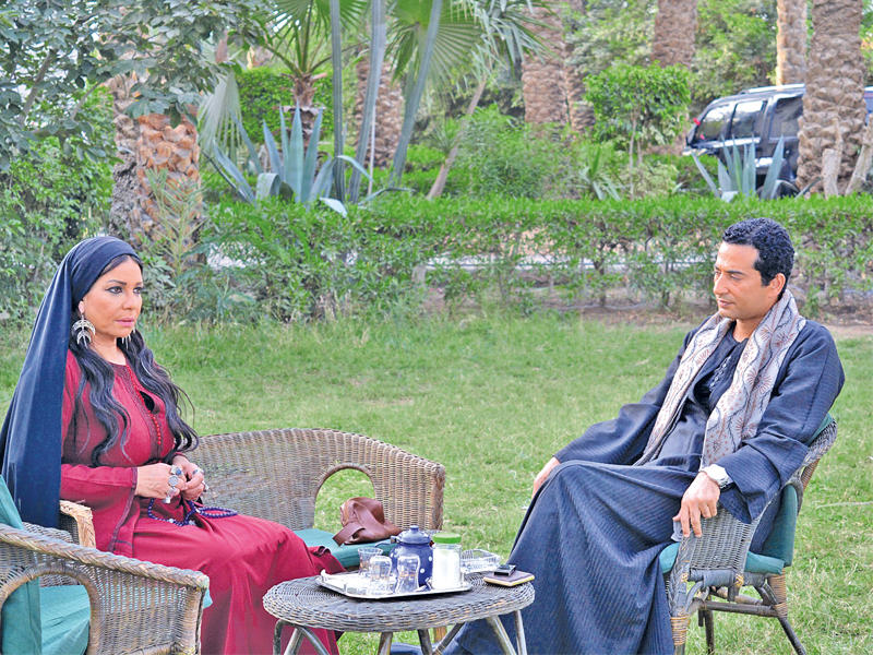 عمرو سعد وسوسن بدر