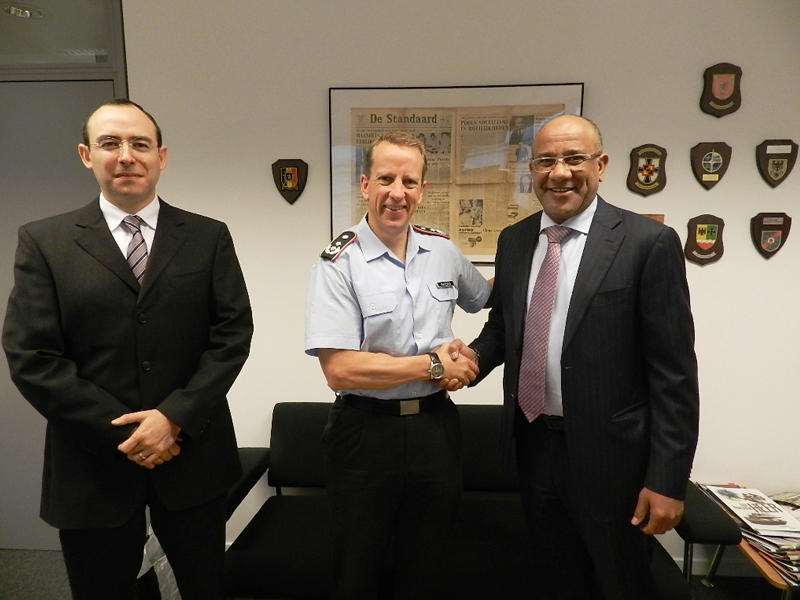 الرقم يتسلم مهامه عميداً لسلك الملحقين العسكريين في بلجيكا