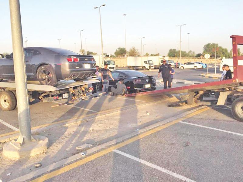 حجز المركبات المشاركة في التجمع