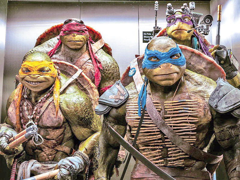 لقطة من «نينجا ترتلز»