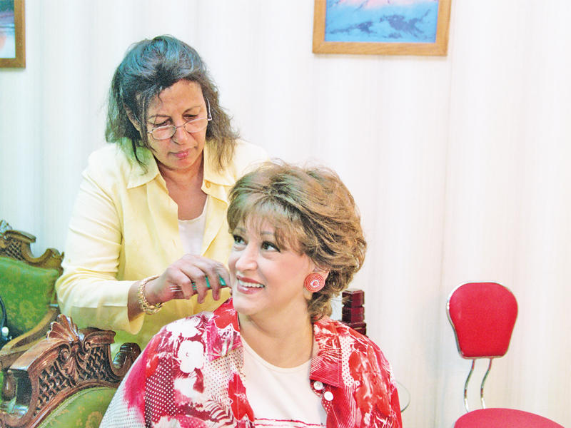 وردة ولحظات الاستعداد لمقابلة الجمهورn