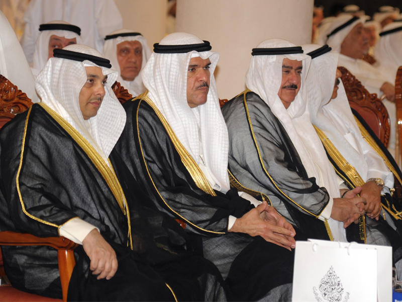 الصانع والحمود  في افتتاح مسجد الإمام الصادق