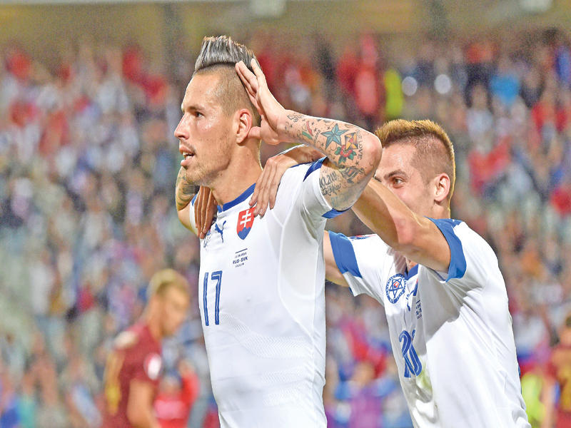 هامسيك نجم المنتخب السلوفاكي