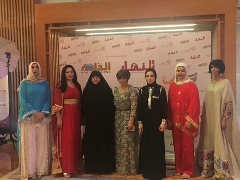 الحبشي والجمعة يتوسطن عدد من الإعلاميات