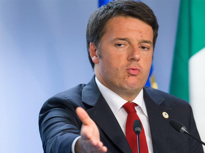 رئيس الوزراء الإيطالي ماتيو رينتسي