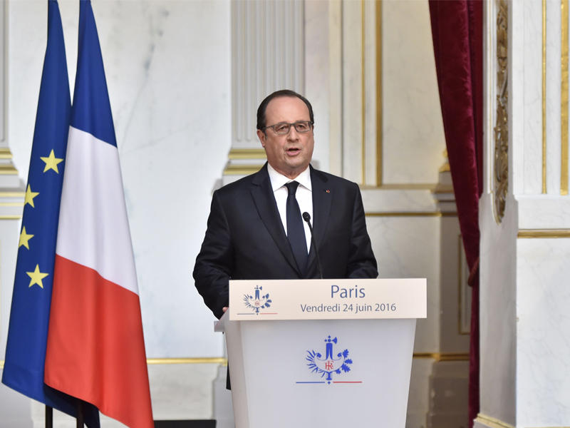 الرئيس الفرنسي فرنسوا هولاند