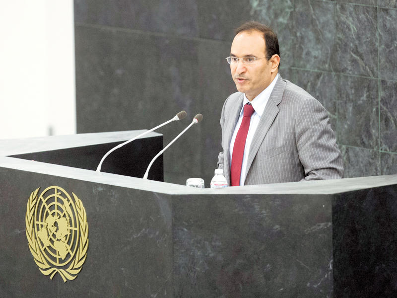 مندوب الكويت الدائم لدى الأمم المتحدة السفير منصور العتيبي