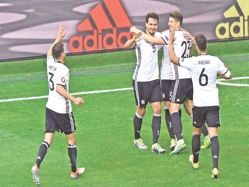 فرحة لاعبي المنتخب الألماني