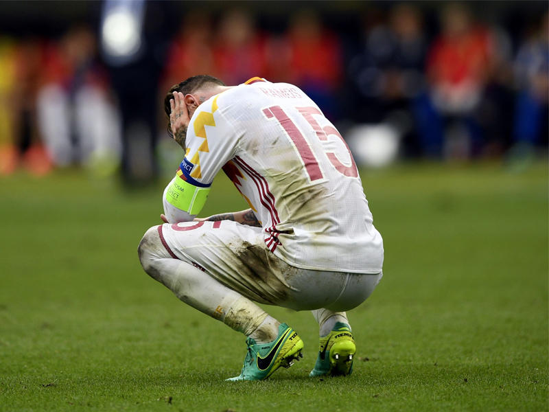 سيرجيو راموس بعد صافرة نهاية المباراة