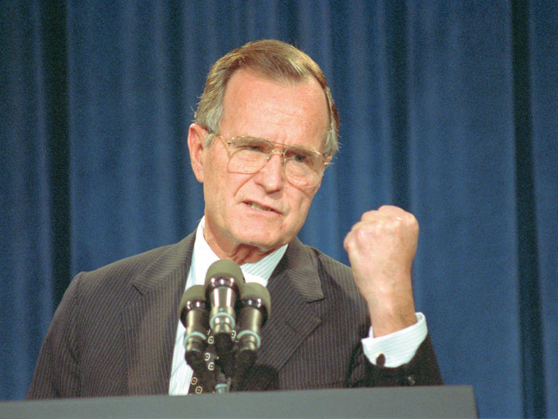  الرئيس الأميركي جورج بوش