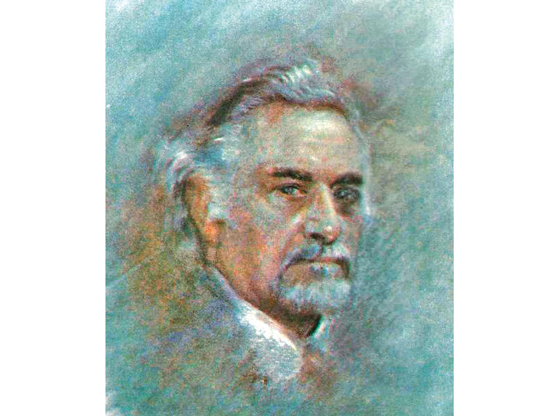 يوسف الخال بريشة سامي أبو الخير