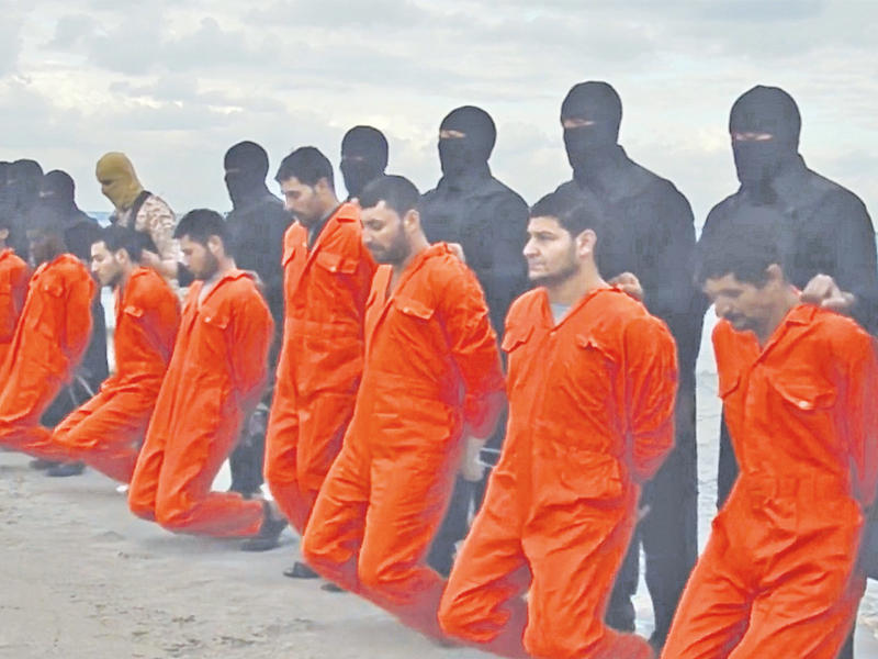 عملية قتل الأقباط المصريين في ليبيا