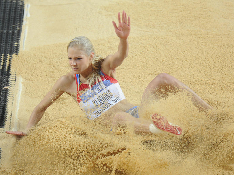 لاعبة الوثب الطويل داريا كليشينا