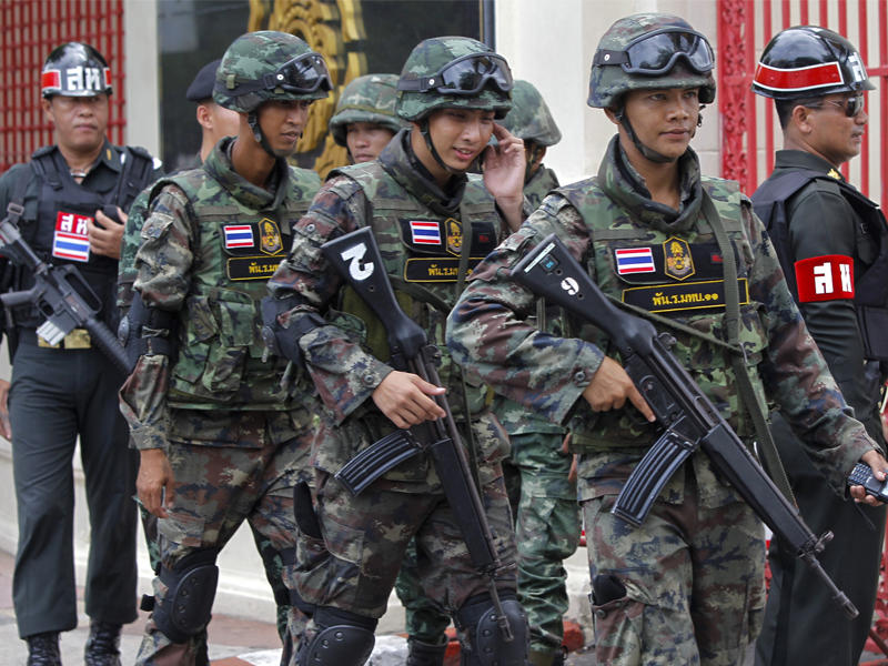 عناصر من الجيش الملكي التايلندي