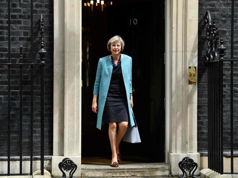 وزيرة الداخلية البريطانية تيريزا ماي