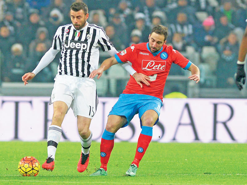 هيغواين في لقاء سابق أمام يوفنتوس