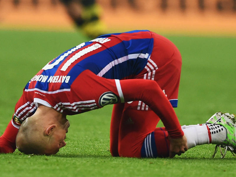 روبن خلال إصابة سابقة (أرشيف)