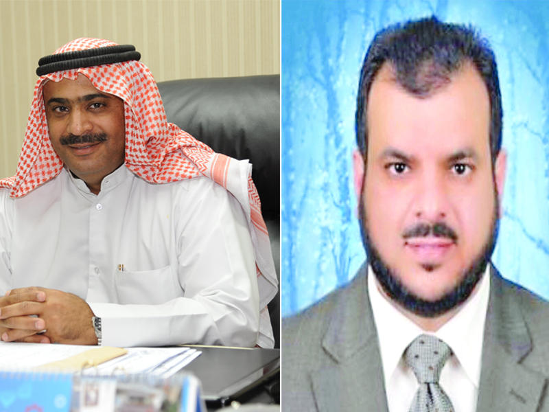 د. بدر العنزي (يمين) وعادل الأثري (يسار)